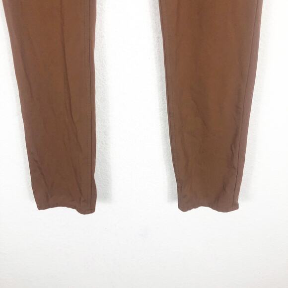 Theory Men’s Tech Raffi Compact Straight Slim Fit Ponte Pants Size 28 Brown - Picture 9 of 13